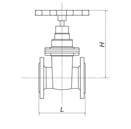 Задвижка клиновая с обрезиненным клином 30ч39р Ду300 Ру10/16 (РФ)