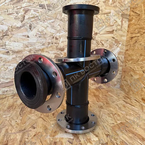 Крестовина ПНД фланцевая 110 мм SDR17 Ру10
