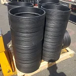Муфта защитная для прохода полиэтиленовых труб