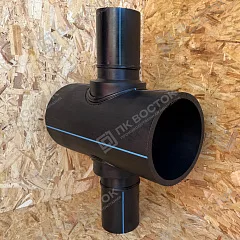 Крестовина ПНД 315х110 мм SDR17 редукционная сварная (компактная)