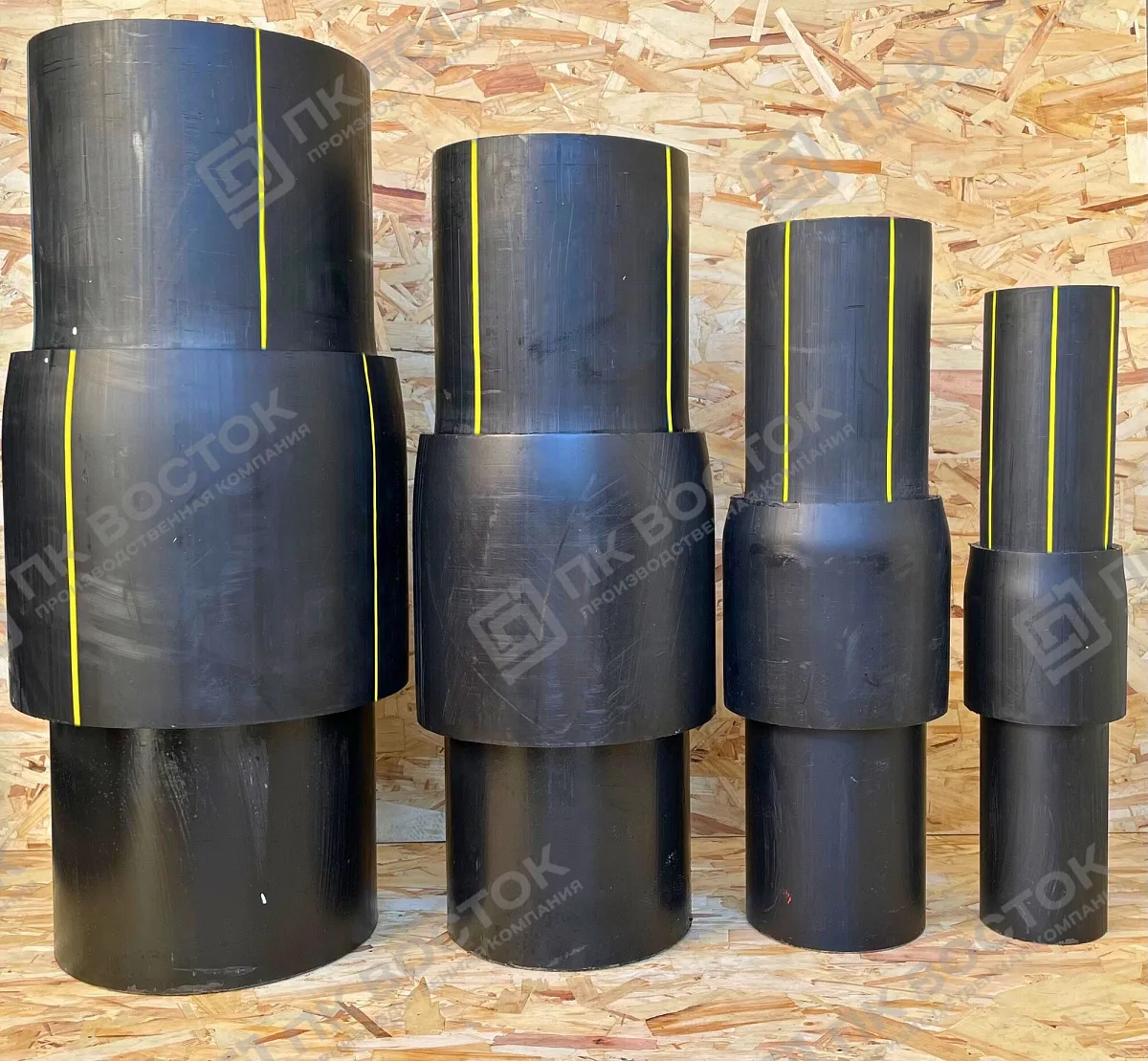 Неразъемное соединение полиэтилен-сталь 250-219 мм SDR 11 газ